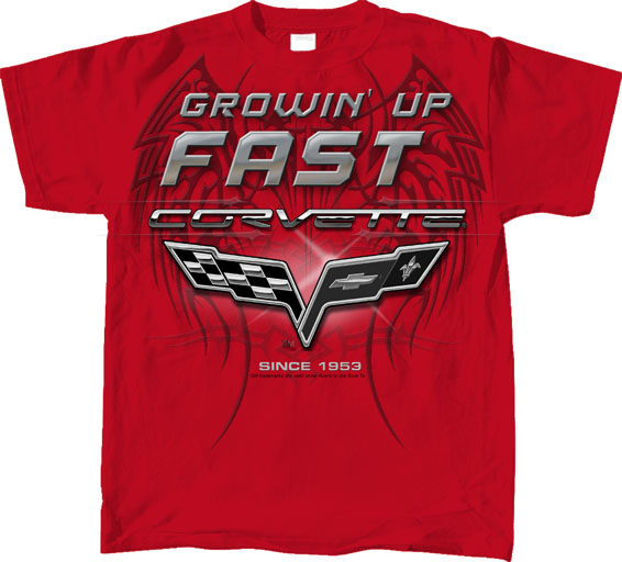 Youth Corvette T-shirt - Growing Up Fast