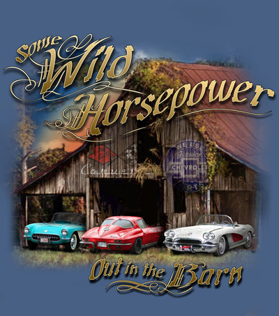 Corvette T-shirt - Out of the Barn